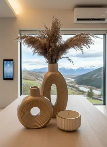 طقم تحف ديكور مودرن (3 قطع) - لمسة بوهيمية دافئة لمنزلك